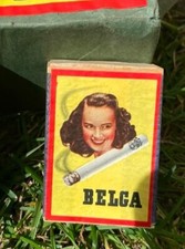 Old Matchbox New Condition BELGA Cigarettes No Belgian Enamel Plate »