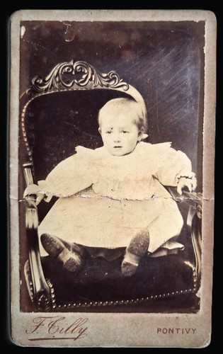 Cdv portrait bébé sur - portrait,