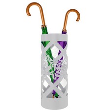 Porte-parapluie blanc pour