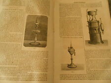 Oil Lighting and Heating Engraving Print 1871