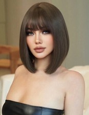 Perruque Synthétique Brun