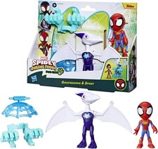 Spidey et Ses Amis Extraordinaires Figurine Spider-Man Dino-Webs Ghostasaurus
