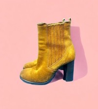 👕 GEOX Pointure 37 👕 bottines cuir retourné daim suedine bottes chaussures