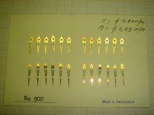 1 PAIRE D'AIGUILLES DAUPHINE DORÉES MONTRE BRACELET IWC-BULOVA-AMIDA-EBOSA-ETC..