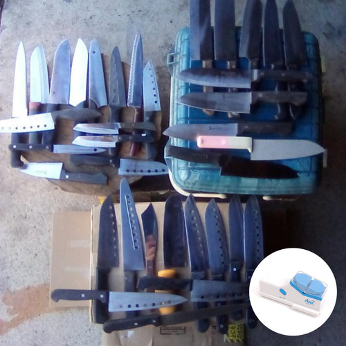 Lot couteaux de cuisine - 35,