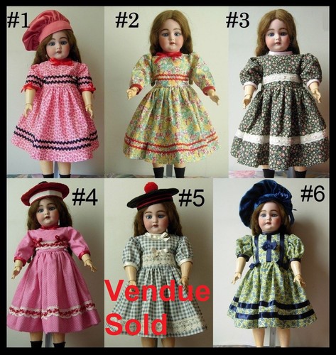 Robe poupée ancienne - robe,