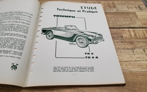 Revue technique triumph - tr4, et