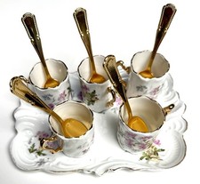 SERVICE MOKA EN PORCELAINE