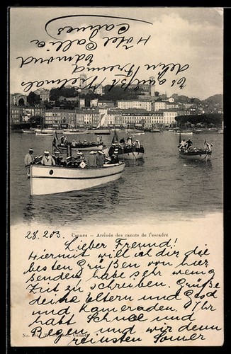 Cpa cannes arrivée - cannes,,