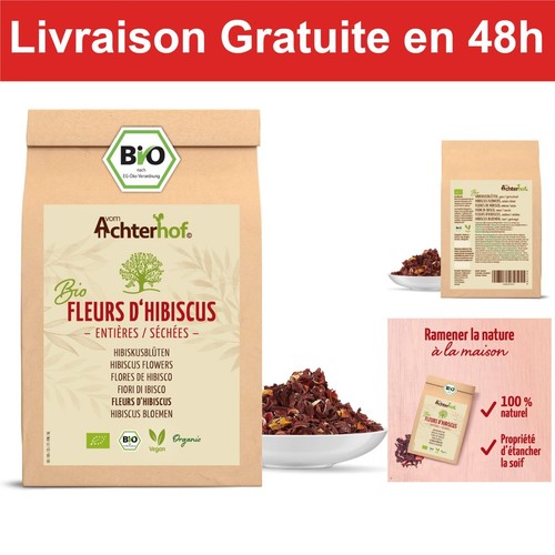 Thé hibiscus fleurs séchées