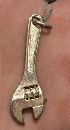 Pendentif argent massif clé - massif, a