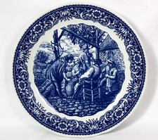 Très grand plat en faïence