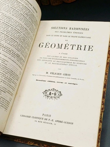 Solution géométrie 1900 - de, -1900-