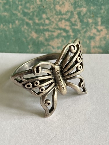 Bague papillon signée - bague,