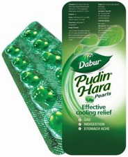 Dabur Pudin Hara Comprimés (20tab) Soulagement De Gas, Indigestion, Estomac Mal