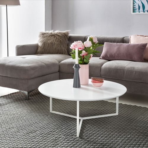 Finebuy table basse bois blanc - basse,