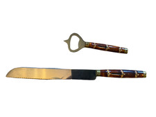 ANTIQUE BREAD KNIFE DECAPSULATOR OPENS BOX 