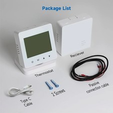 Thermostat sans fil pour chaudière à gaz accessoires chauffage au sol remplace