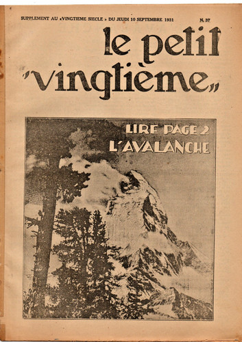 Petit vingtième 1931 n - petit, 1931.