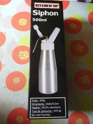 Siphon pour chantilly - pour,