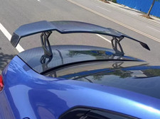 55'' Universal Spoiler Rear Wing Lip Carbon Fiber Sedan/Coupe V Style General GT