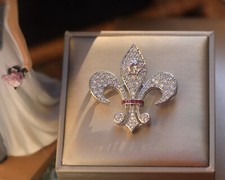 Broche Belle Eopque Dentelle