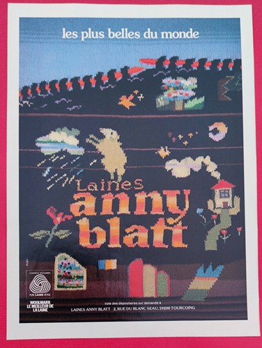 Publicité presse broderie - publicité, de