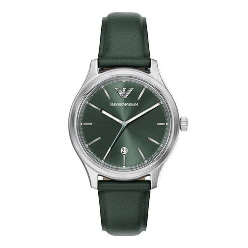 Armani men leather - armani, watch