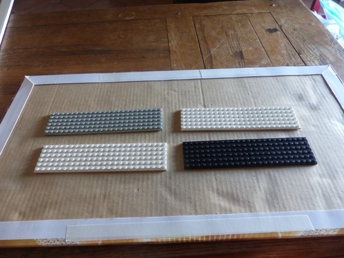 Lego longue plaque 6 x - plaque,