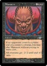 Massacre  Nemesis MtG NM