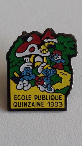 Pin schtroumpfs avec attache - schtroumpfs,