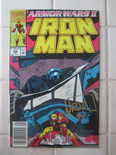 Iron man 264 signé - man, jr