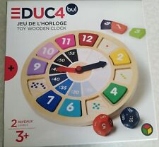 Oxybul Educabul Wooden Clock Set Complete