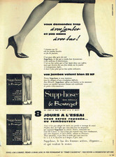 Advertising 0925 1960 Le Bourget stockings & tights supp pants