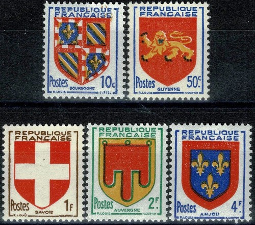France 1949 série blasons - blasons, yt