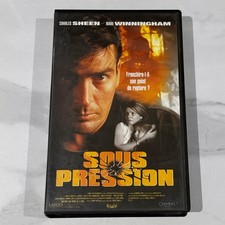 VHS SECAM FR K7 1997 Sous Pression Charles Sheen Mare Winningham