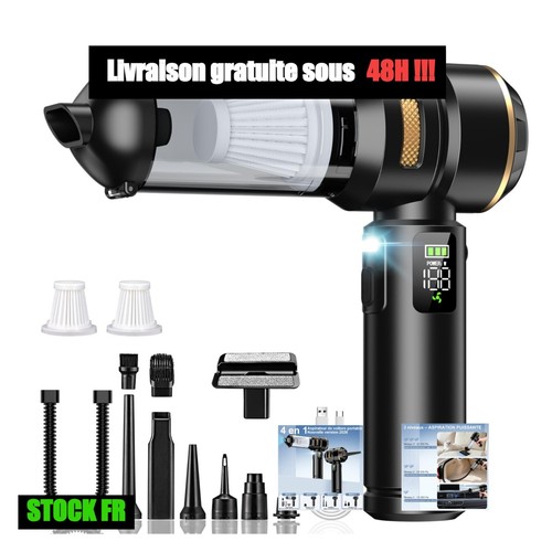 Aspirateur voiture sans - , fil