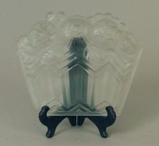 Signed Noverdy Plaque Shade for Chandelier or Wall Sconce, French Art Deco