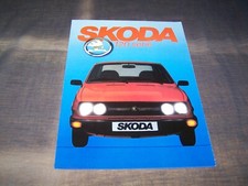TOPRARITY magnificent brochure Skoda series 120 from 1983!!!