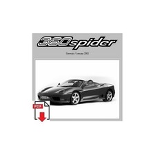 2002 Ferrari 360 Spider spare parts catalogue PDF (uk) (01/2002)