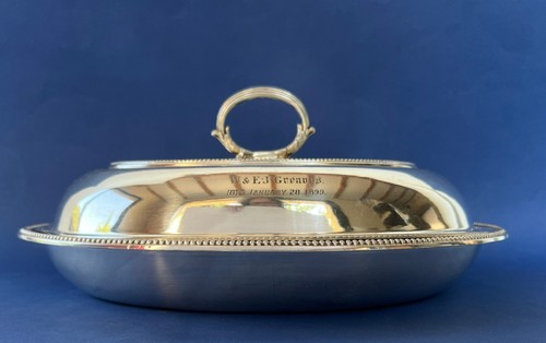 Plat couvert service xixe - plat,