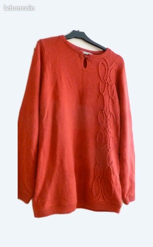 Pull rouge marque - rouge, taille