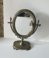 JOLI MIROIR à POSER LAITON Style ART NOUVEAU années 70/80 déco XXe COLLECTION