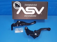 APRILIA RSV4 09-24/TUONO V4 17-24/RS660 ASV C5 Clutch & Brake Levers Black Short