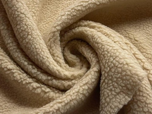 Faux sherpa fleece tissu - fleece, en