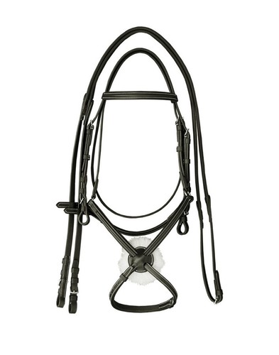 Bridon anglais cuir capezzina - bridon,