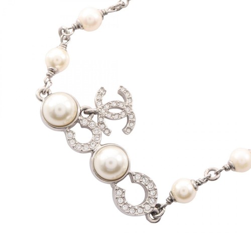 Collier chanel coco acier - collier,