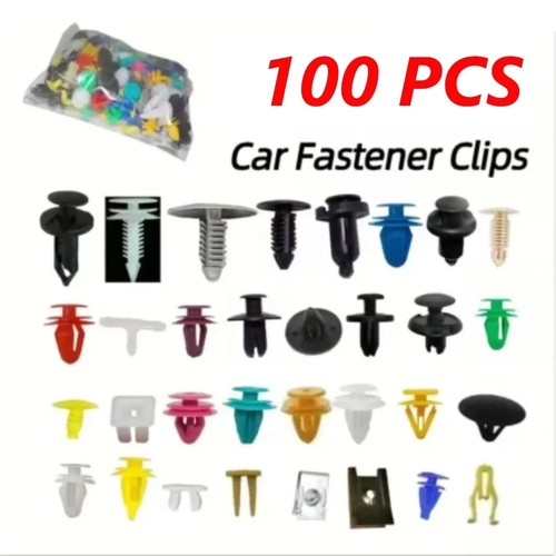Clips fixation auto 100pcs - clips,