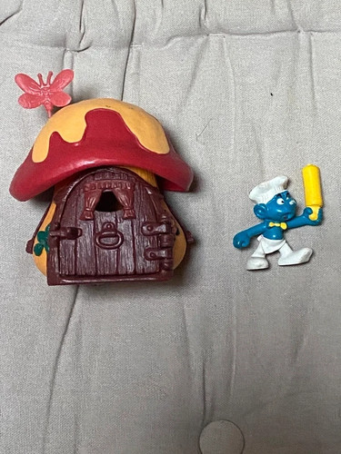 Schleich smurf house - smurf, a