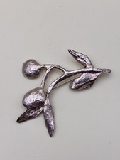 Broche Bijoux Ancien Vintage Métal Créateur Valérie Viloin Labbé Paris #A10.1